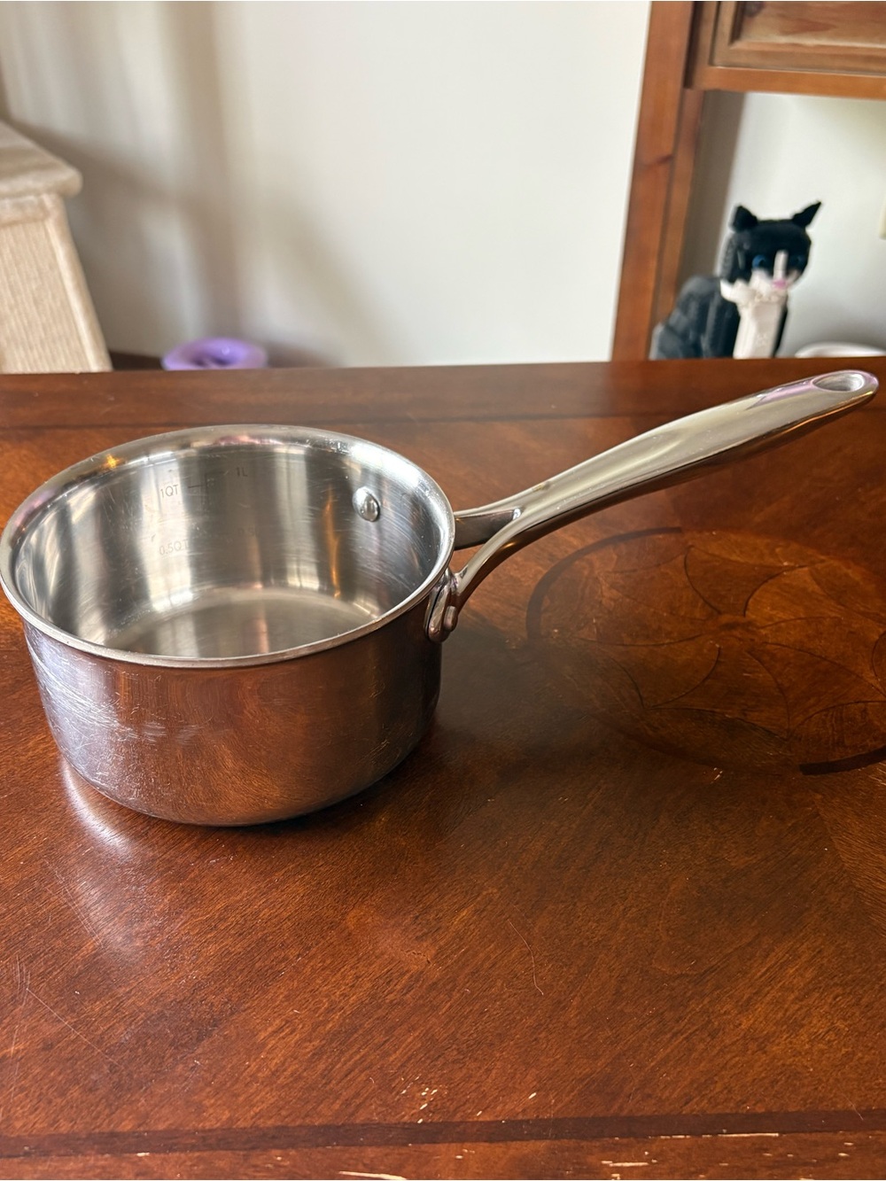 Pampered Chef 1.5QT Stainless Steel Sauce Pan